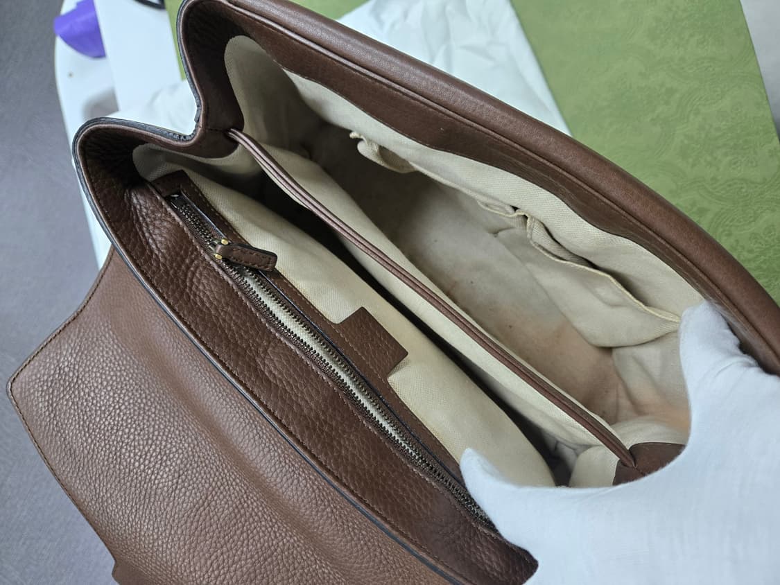 [A급컨디션] 구찌 마몬트 GG 브라운 숄더백 상품이미지7