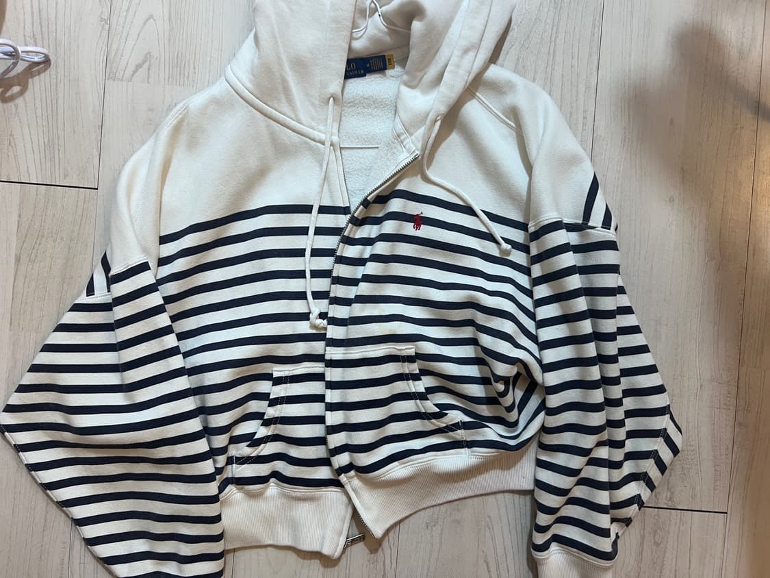 폴로 크롭 후디 상품이미지1