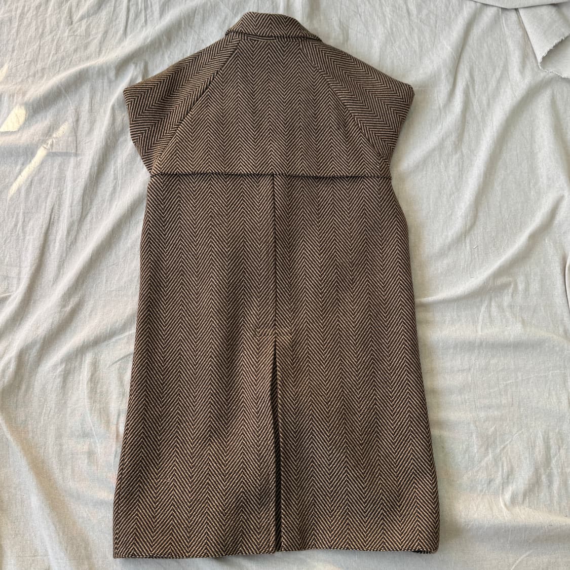 앤더슨벨 헤링본 브라운 코트 S(100) 상품이미지4