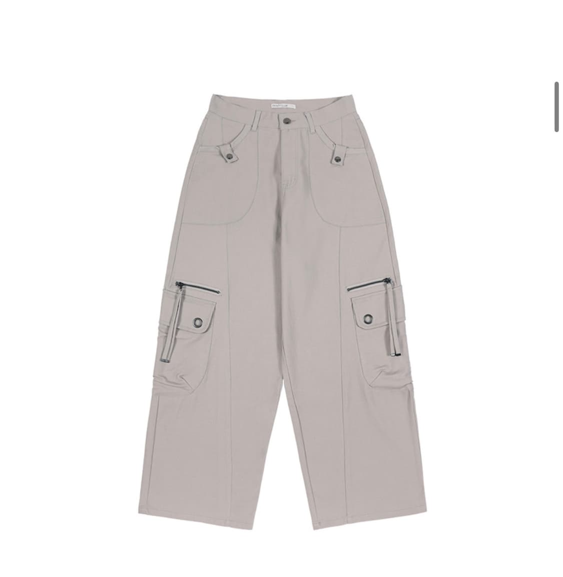 팬시클럽 크로스 포켓 카고 팬츠 PINK BEIGE 상품이미지4