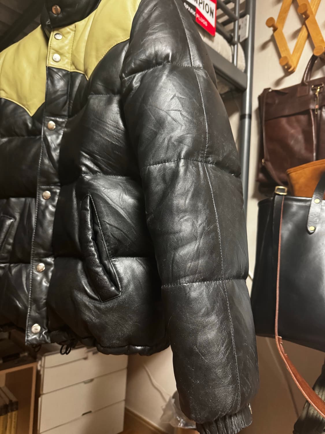 웨스턴 구스 100% 양가죽패딩 상품이미지3