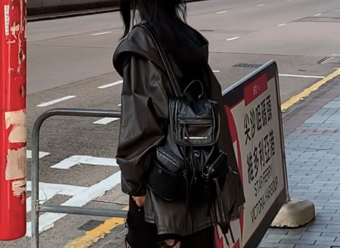 트리밍버드 Zipper Finishing Flap Mini 백팩 블랙 상품이미지5