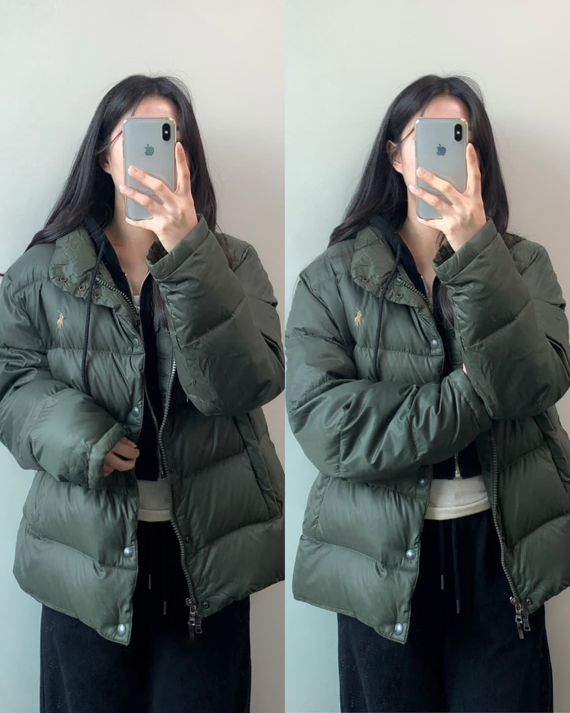 폴로 다운 패딩 상품이미지1