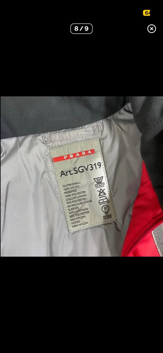 프라다2006 고어텍스 스키 파카 상품이미지8
