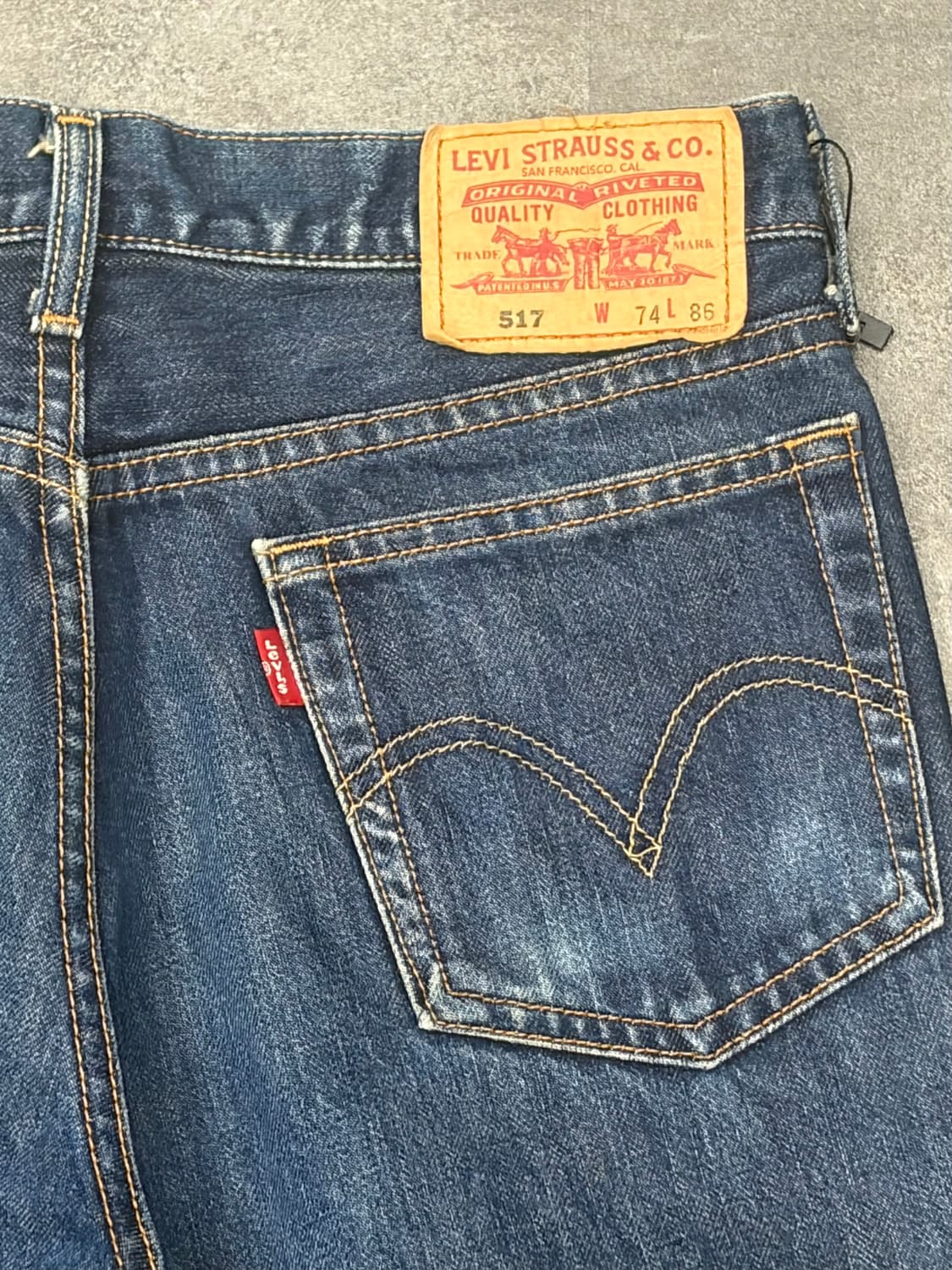 00s Levis 리바이스 517 데님팬츠 상품이미지5