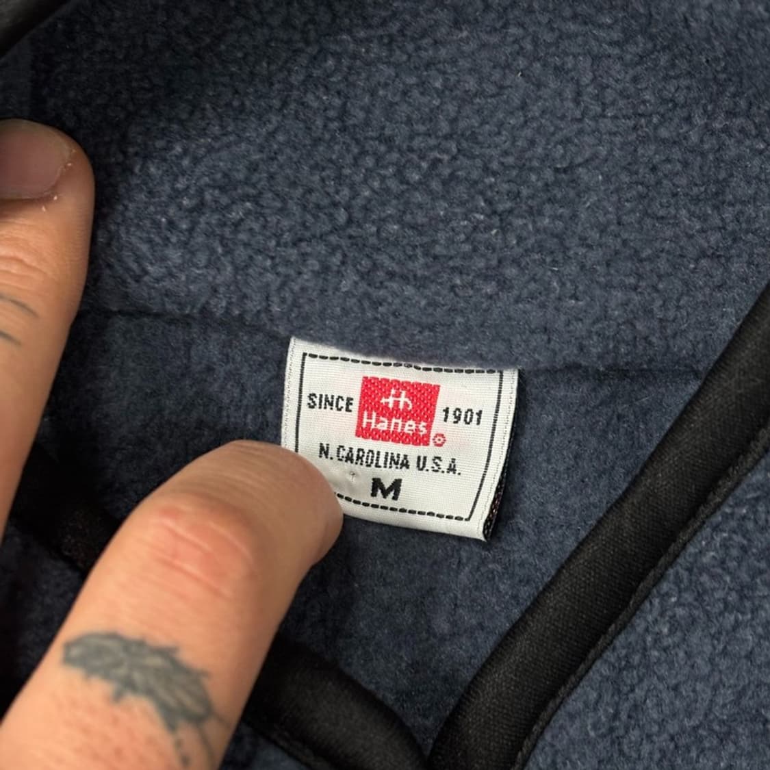 헤인즈 플리스 하프집업 V0502 상품이미지6