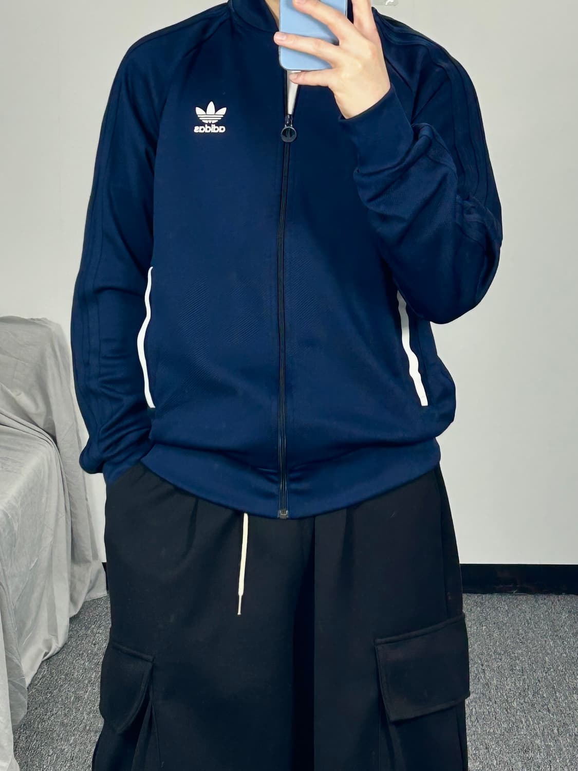 아디다스 일본판 오지지널스 네이비 져지 2XL  상품이미지2