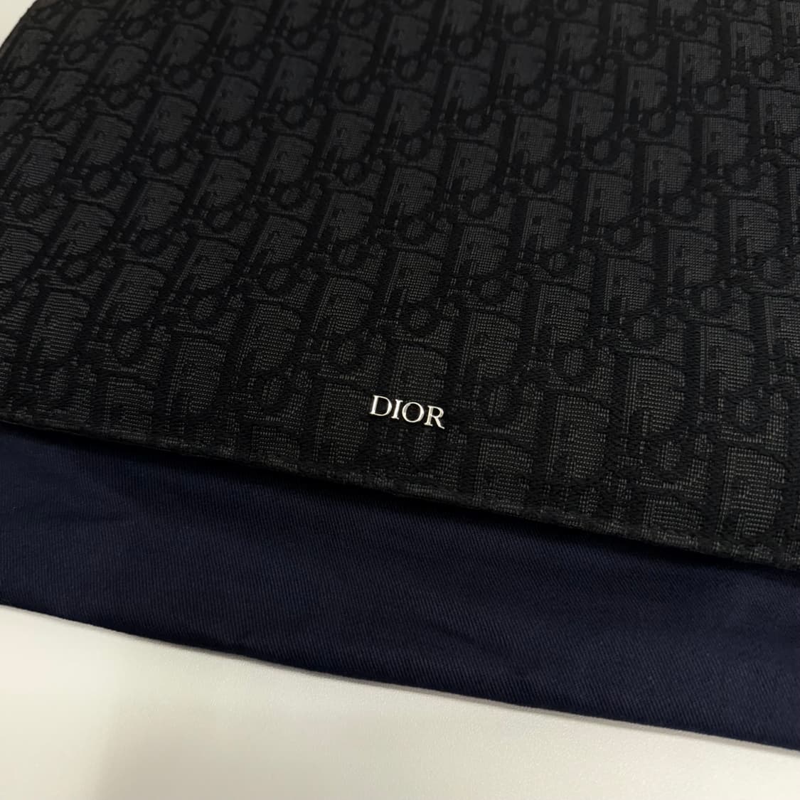 [풀박스] 디올 오블리크 a4 클러치백 블랙 상품이미지4