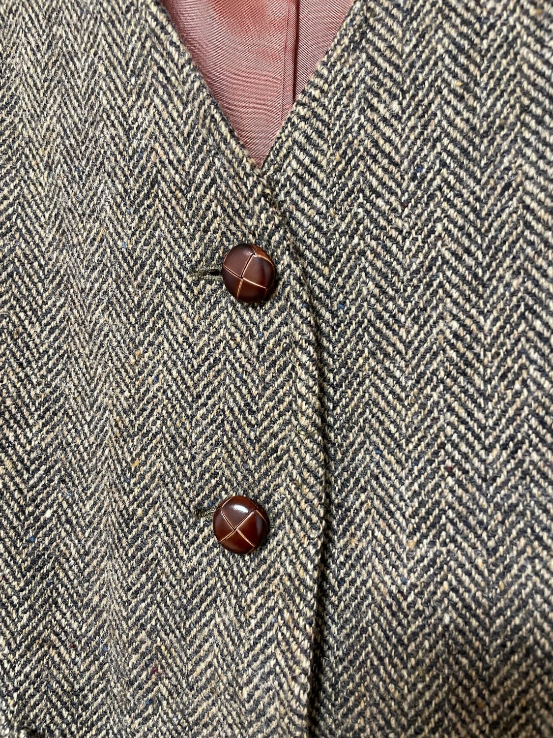 LL Bean 엘엘빈 헤링본 울 베스트 상품이미지3