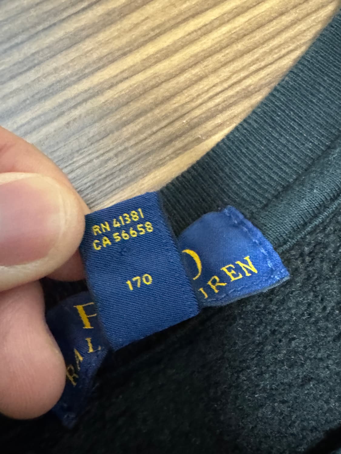 폴로 다크그린 맨투맨 상품이미지4