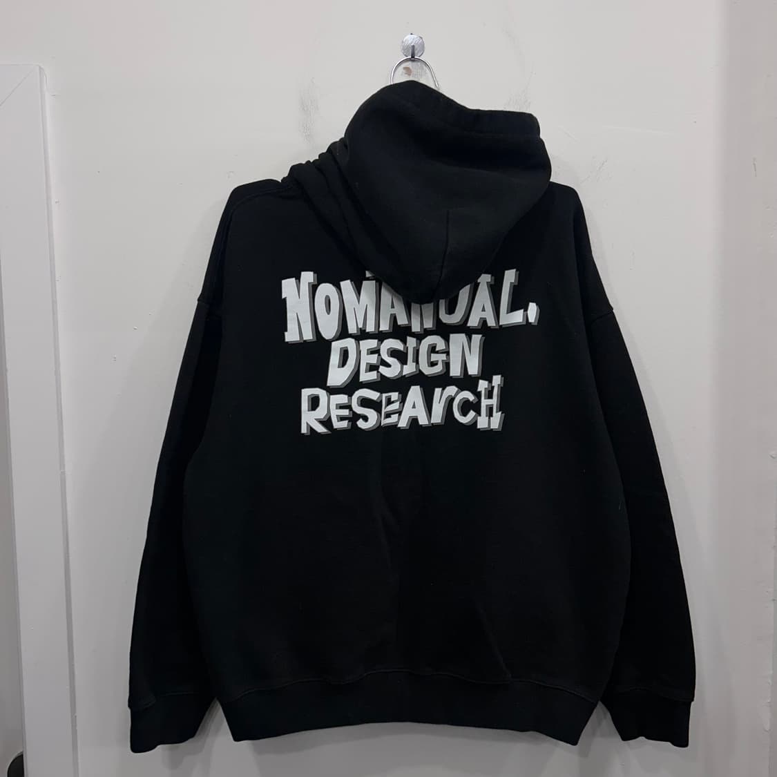 노매뉴얼 디자인리서치 헤비코튼 논스트링 후드티 상품이미지5