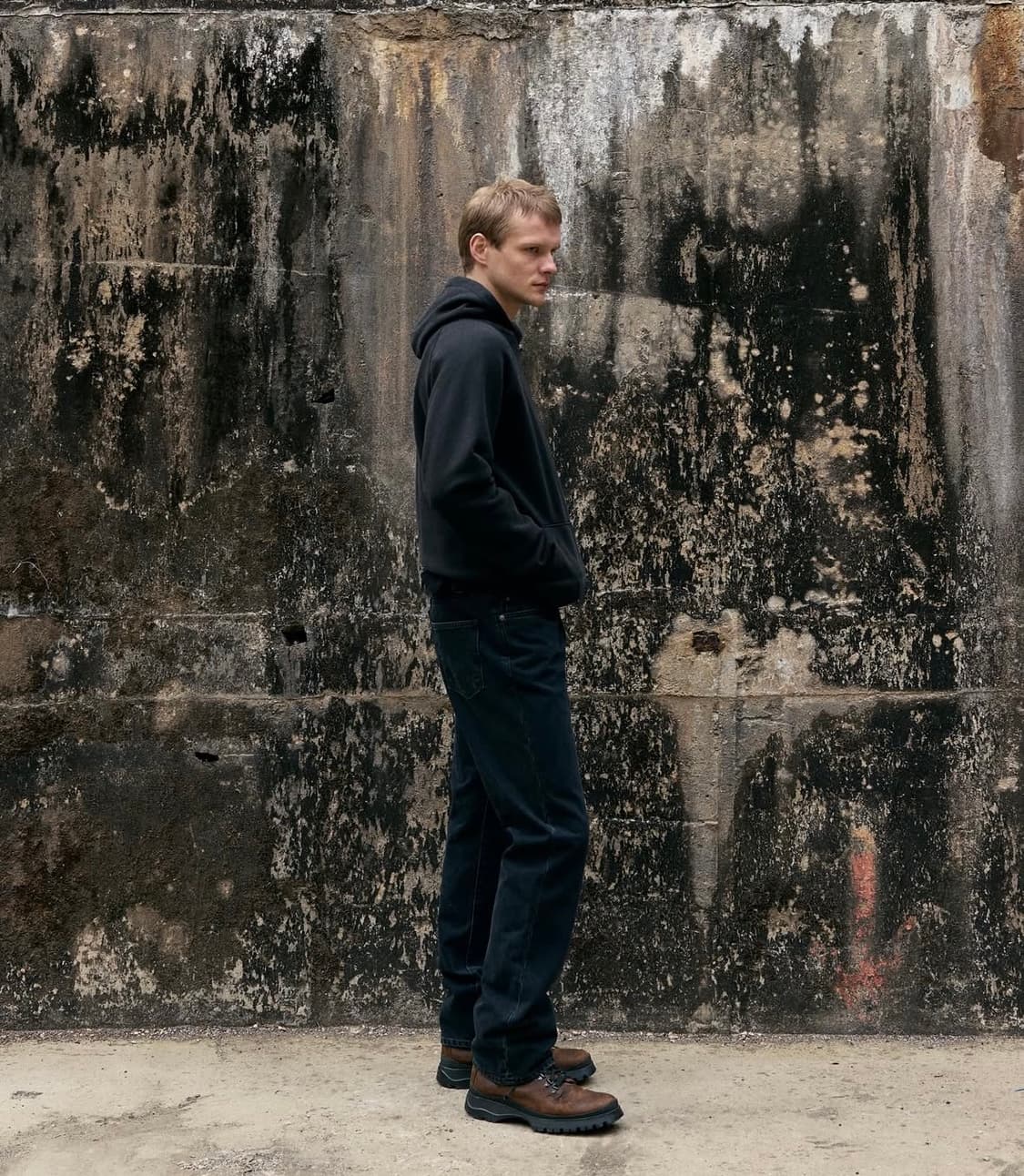 HTAE 80's Black Faded Heavyweights 후드티 상품이미지6