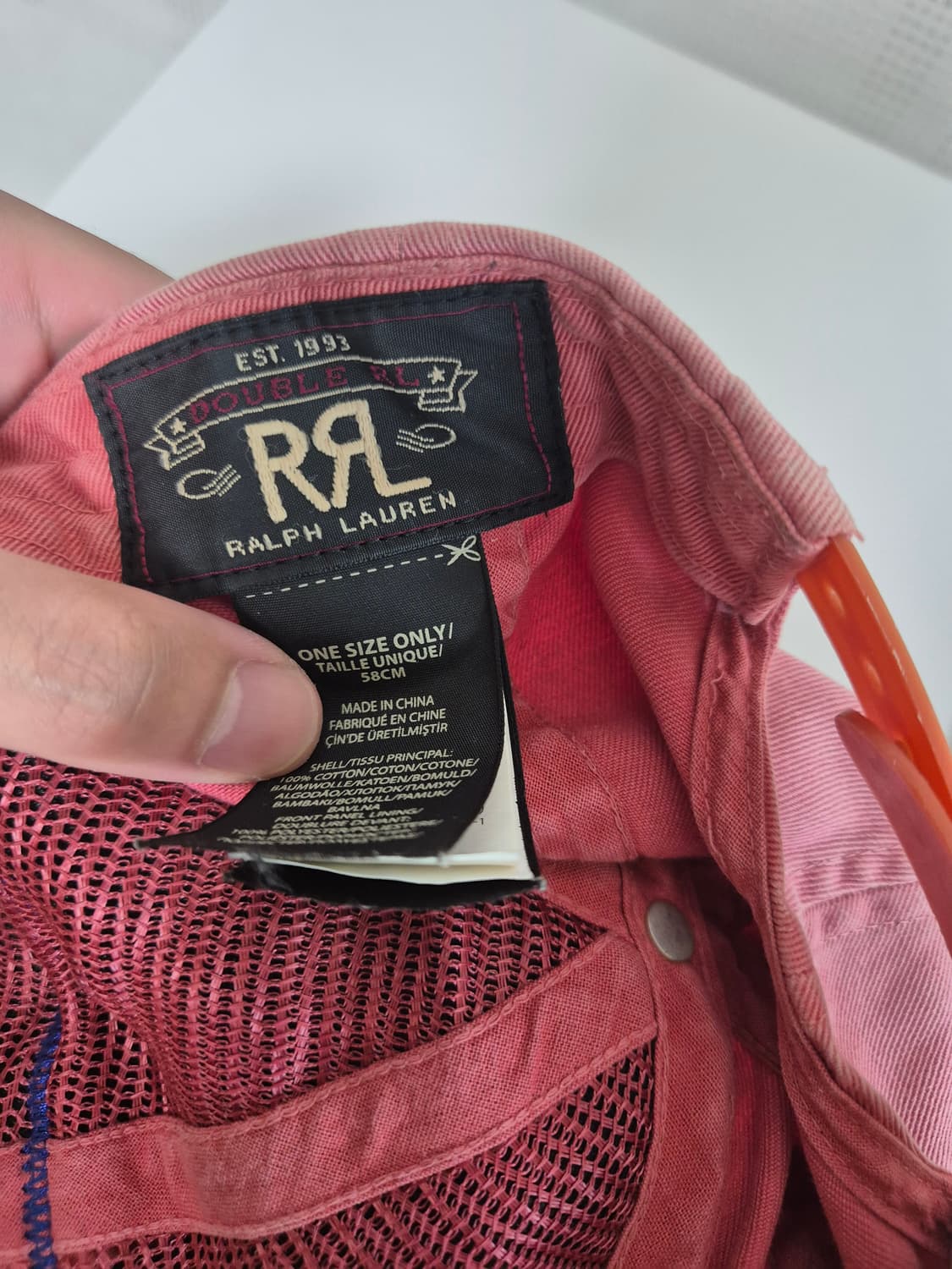 rrl 트러커 볼캡 상품이미지4