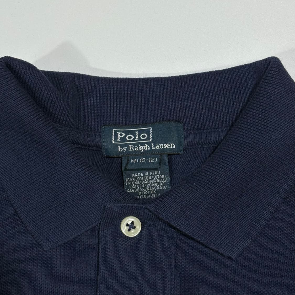 폴로랄프로렌 빅포니 네이비 긴팔 카라티 상품이미지3