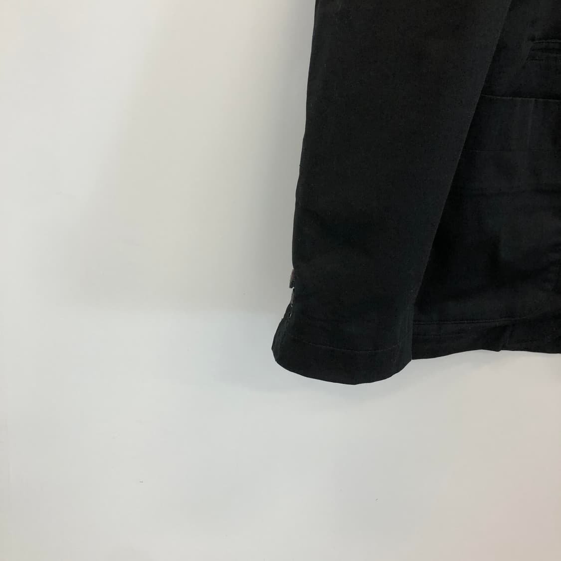 비슬로우스탠다드 코튼 콤비자켓 M 블랙 상품이미지2