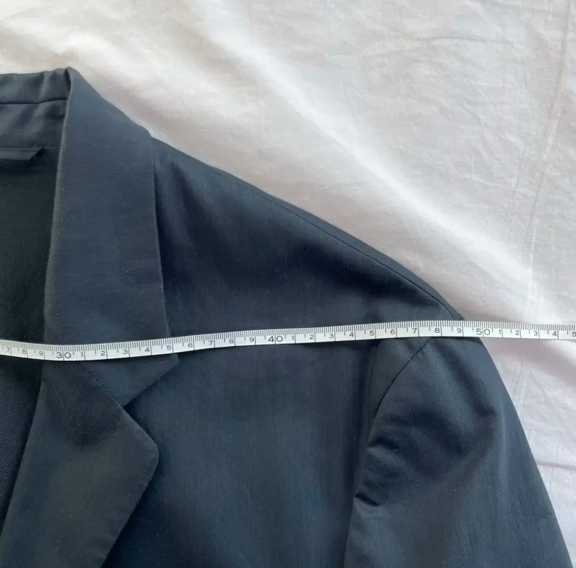 르메르 실크 포플린 3PS 셋업 다크네이비 상품이미지4