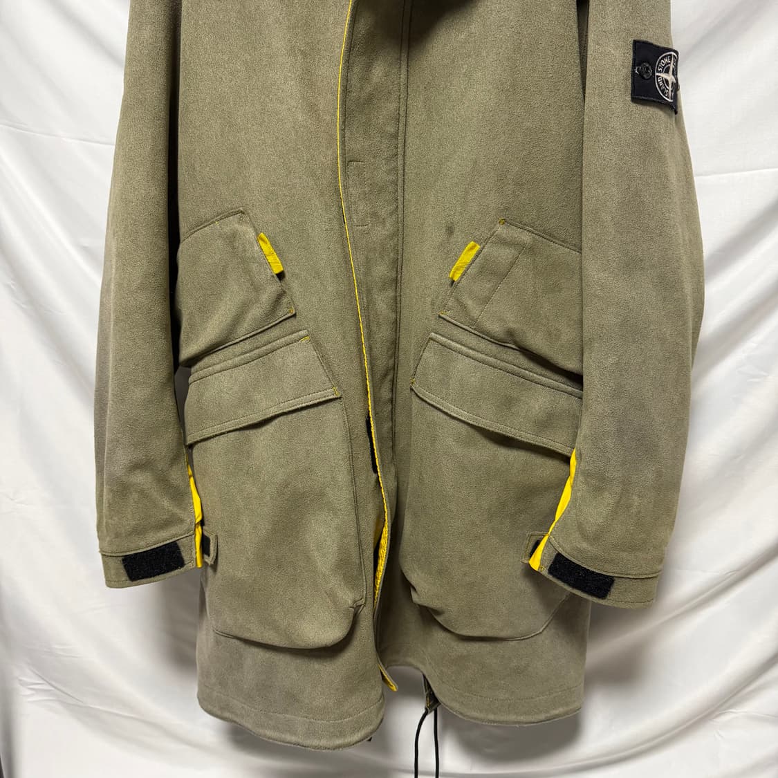 [S급/2XL] 스톤아일랜드 멘메이드 스웨이드 코트자켓 상품이미지5