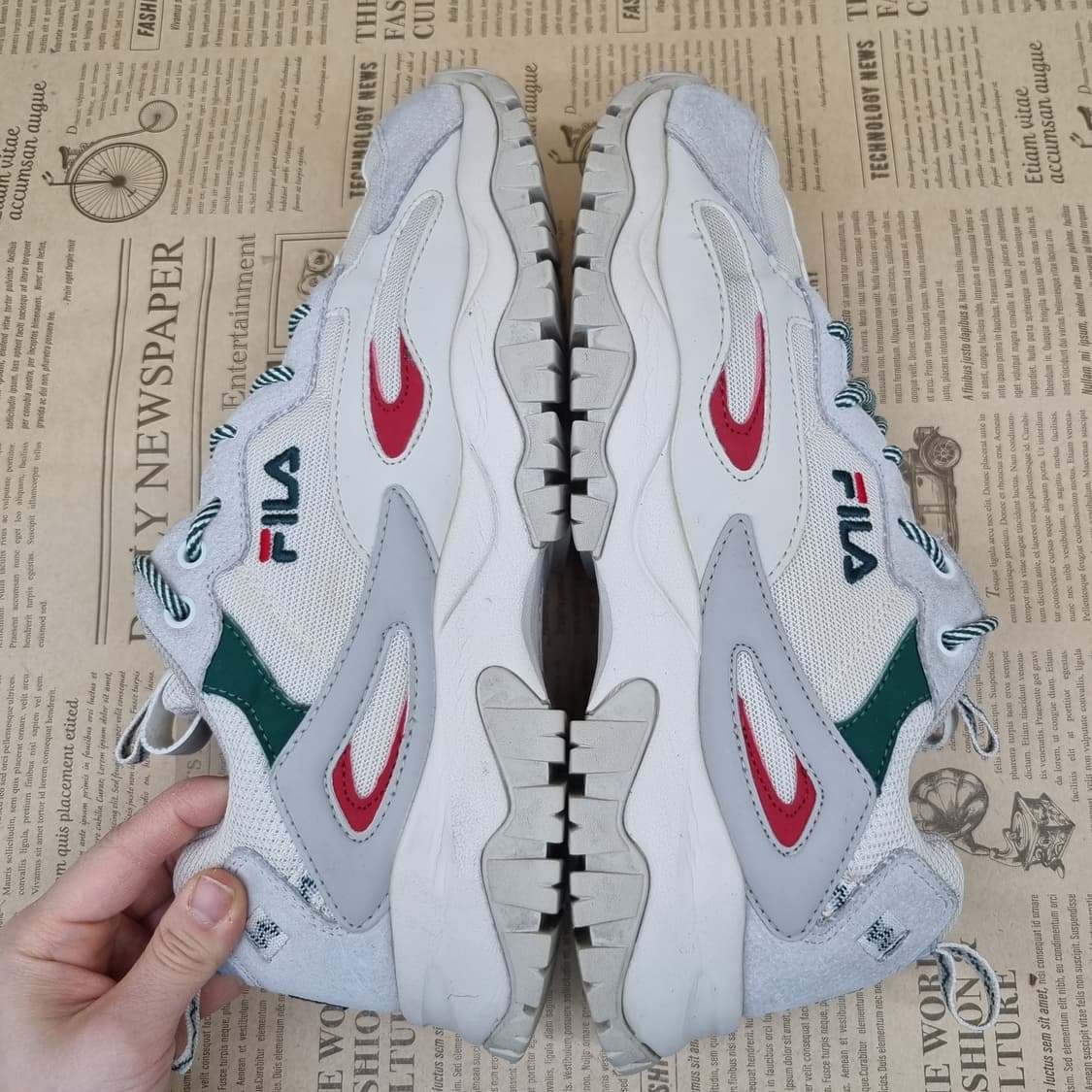 휠라 아이보리 여성운동화240  상품이미지5