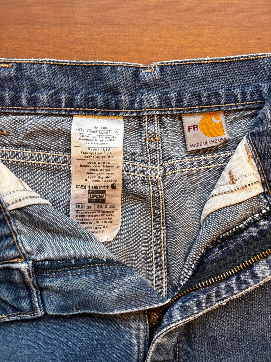 칼하트 FR 데님 팬츠(Made in USA) 상품이미지6