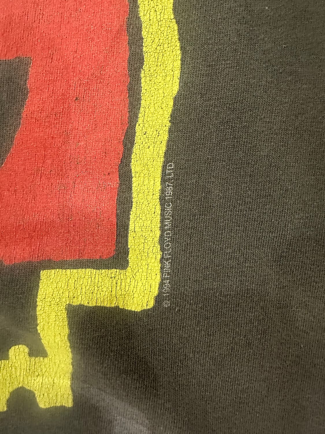 90s 핑크플로이드 밴드티 판매합니다! 상품이미지4