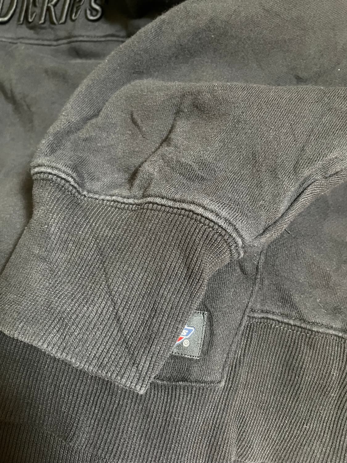 디키즈 블랙 후드티 / 기본 로고 / 오버핏 가능 상품이미지5