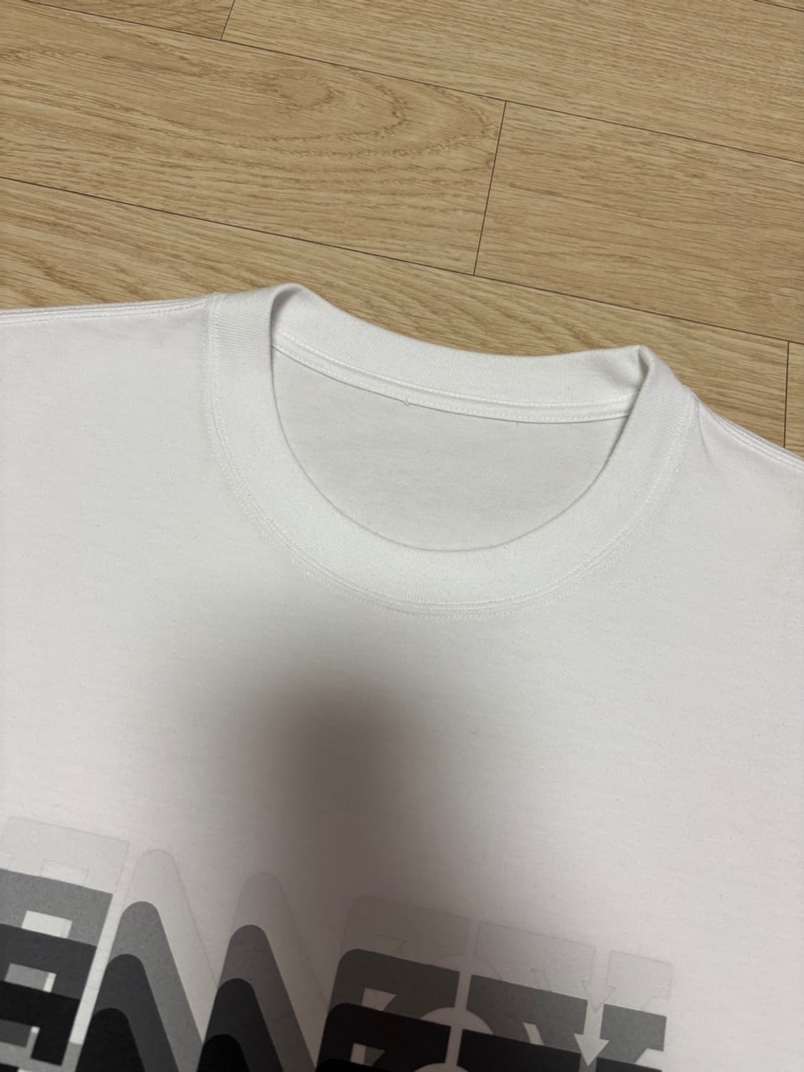 ENNOY 엔노이 23ss 일렉트릭 로고 그라데이션 화이트 XXL 상품이미지3