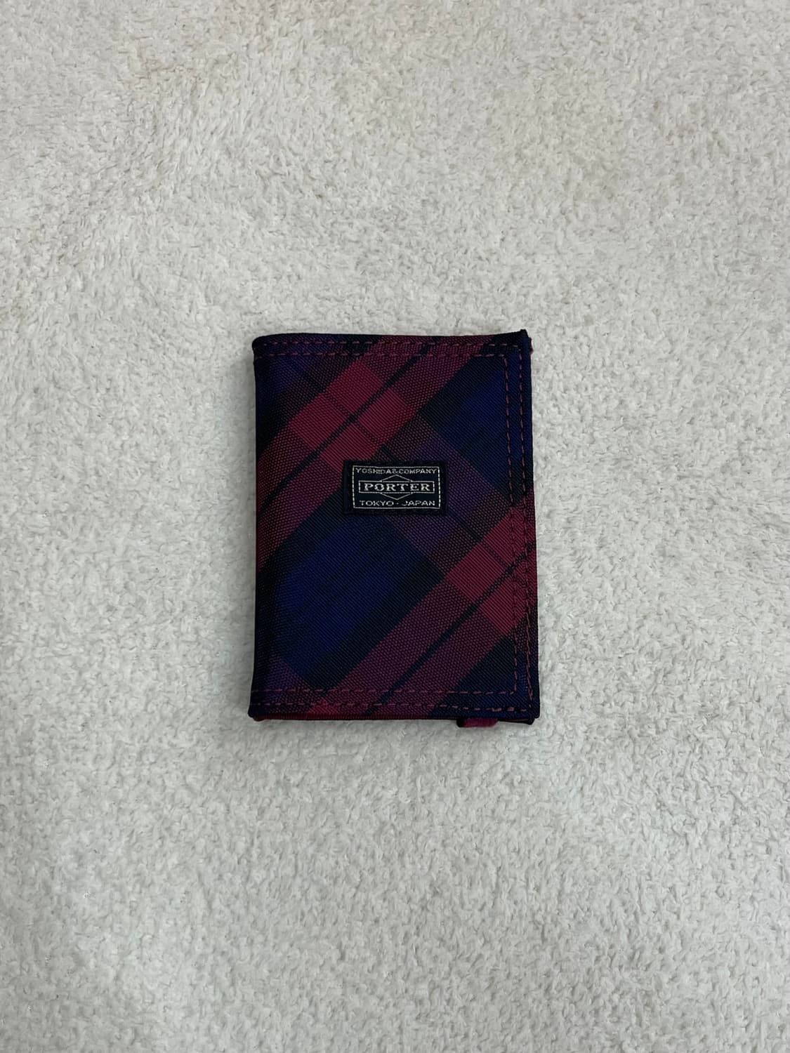 포터 타탄체크 스트랩 카드지갑 상품이미지2