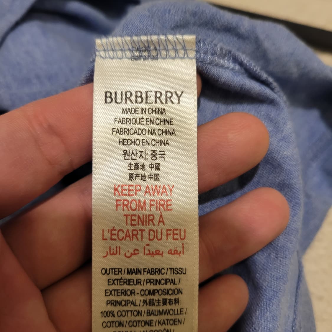 버버리 자수로고 포켓 반팔 14 상품이미지6