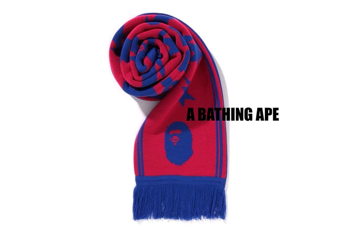 [OS] 베이프 자카드 로고 롱 스카프 (머플러) 상품이미지1