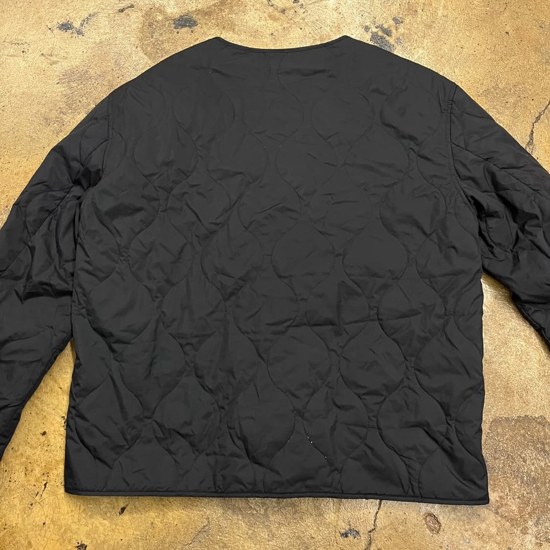 [정품/M] Lee 리 블랙 퀼팅 자켓 b15 상품이미지4