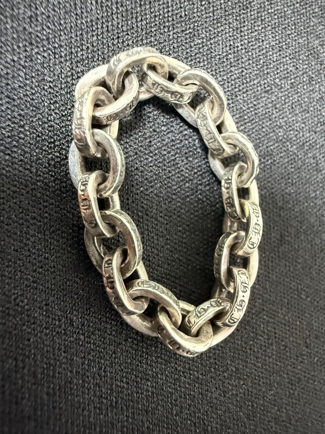 크롬하츠 페이퍼체인링 18링크 한스룸 풀구성 상품이미지3