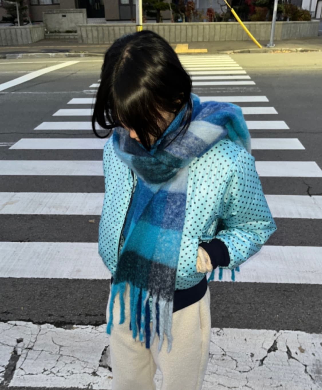 김아홉 제작 도트 패딩 상품이미지1