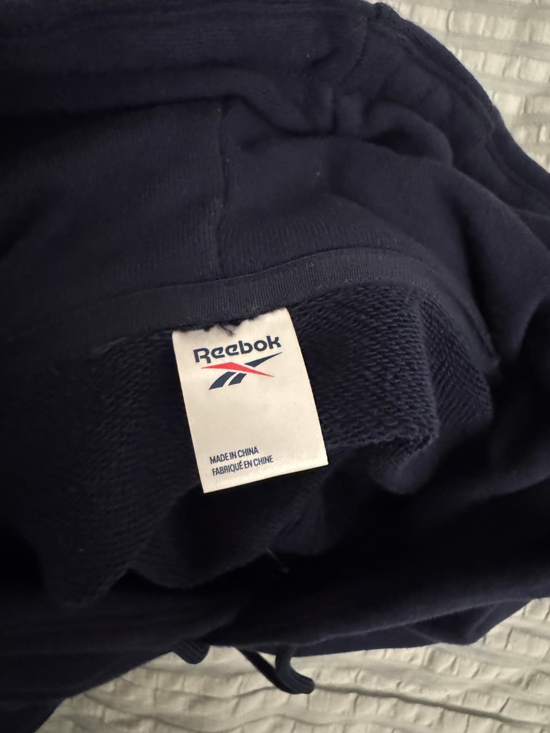 리복 보트reebok bott 콜라보 네이비xl후드티 상품이미지3