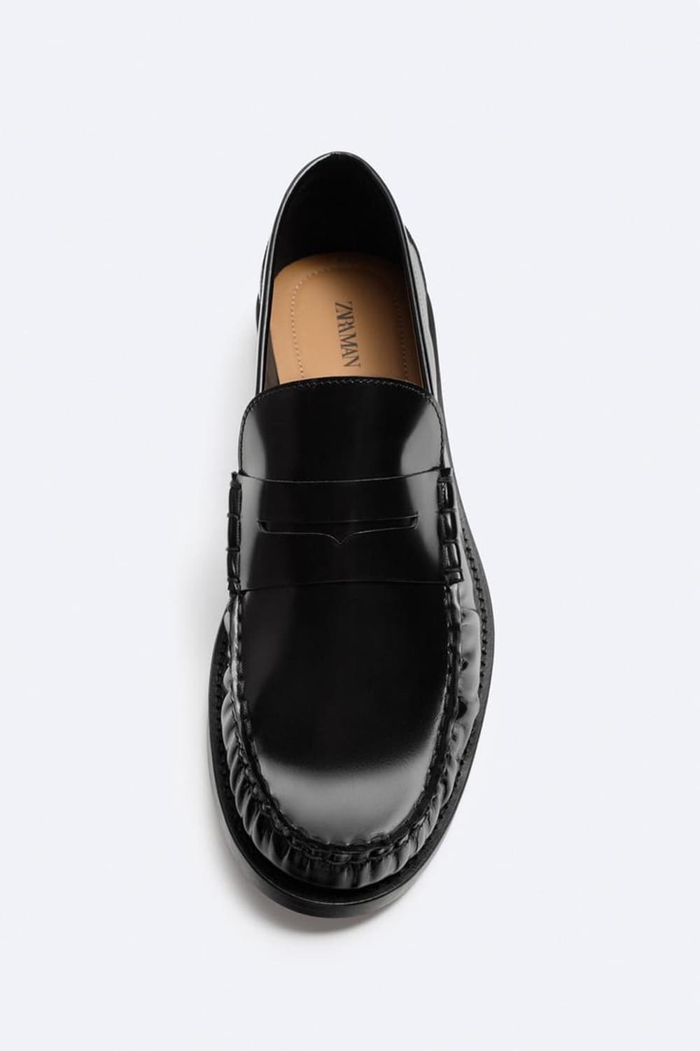 자라 맨 리미티드 에디션 레더 로퍼 상품이미지8