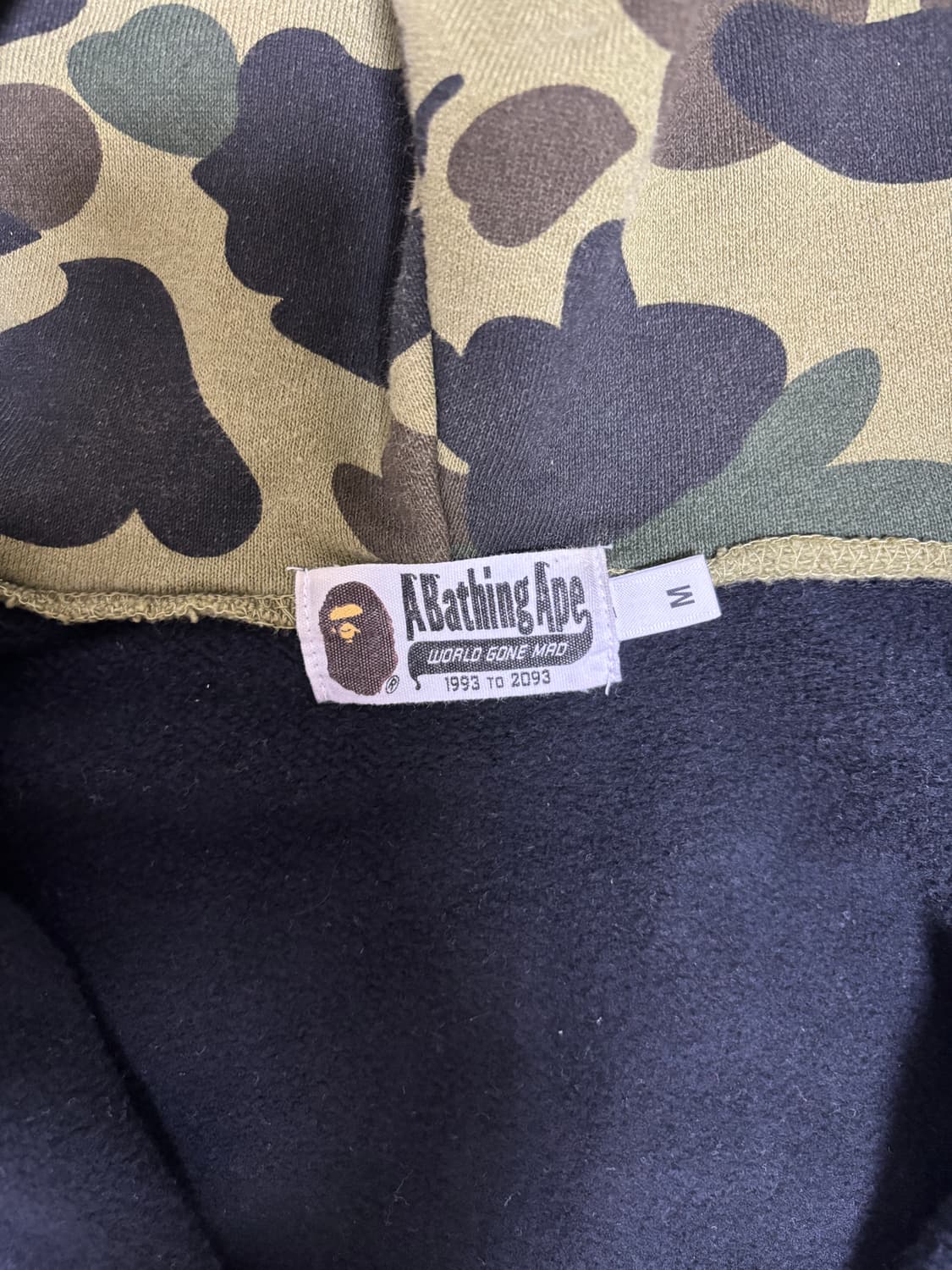 베이프 카모 후드집업 상품이미지4