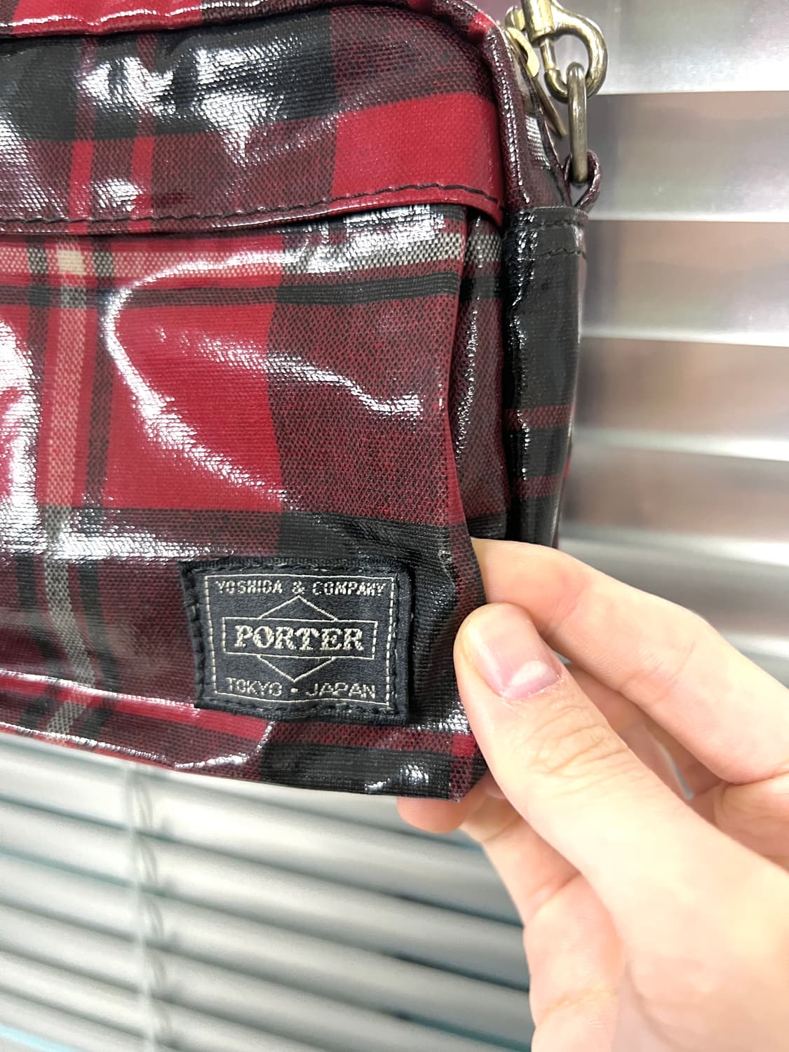 PORTER-POCKETABLE SHOULDER BAG(Red) 상품이미지10