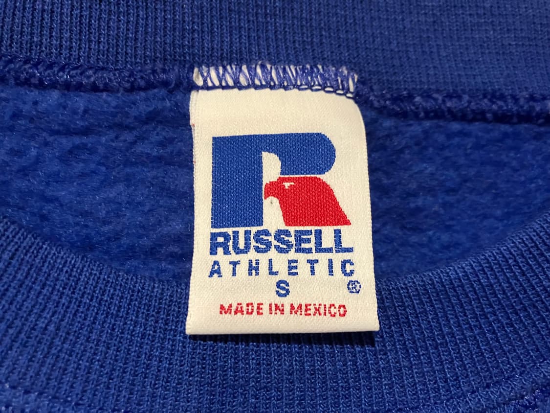 빈티지 90s Russell 러셀 스웻셔츠 블루 (M 95) 스탠스미스 상품이미지4