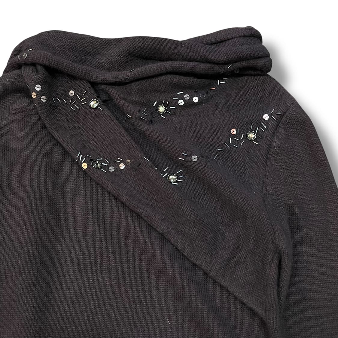  다크 머플러 니트 y14372 상품이미지5