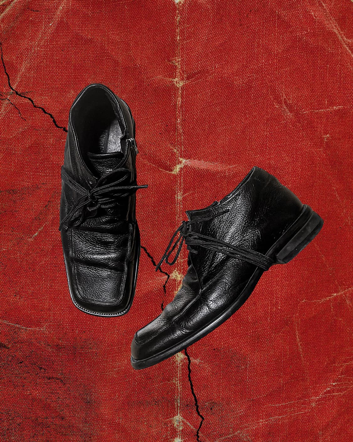 Esprendor 00s Y2K 스퀘어도 더비 슈즈 265 상품이미지1