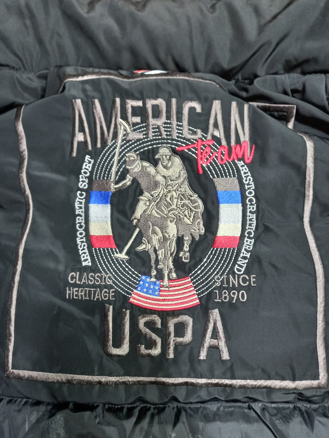 M95 USPA 구스다운 하프패딩 블랙 M-981 상품이미지6