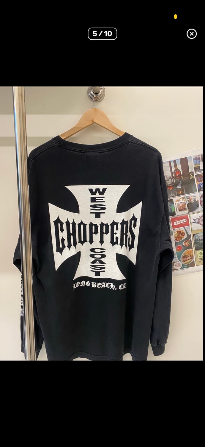 90s USA OG 웨스트코스트챠퍼스 롱슬리브 상품이미지5