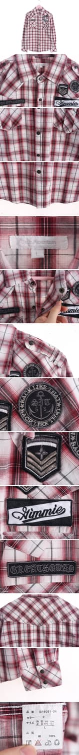 [무배] MOUNTAIN
코튼 체크 웨스턴 와펜 셔츠
(SIZE : L) 상품이미지2