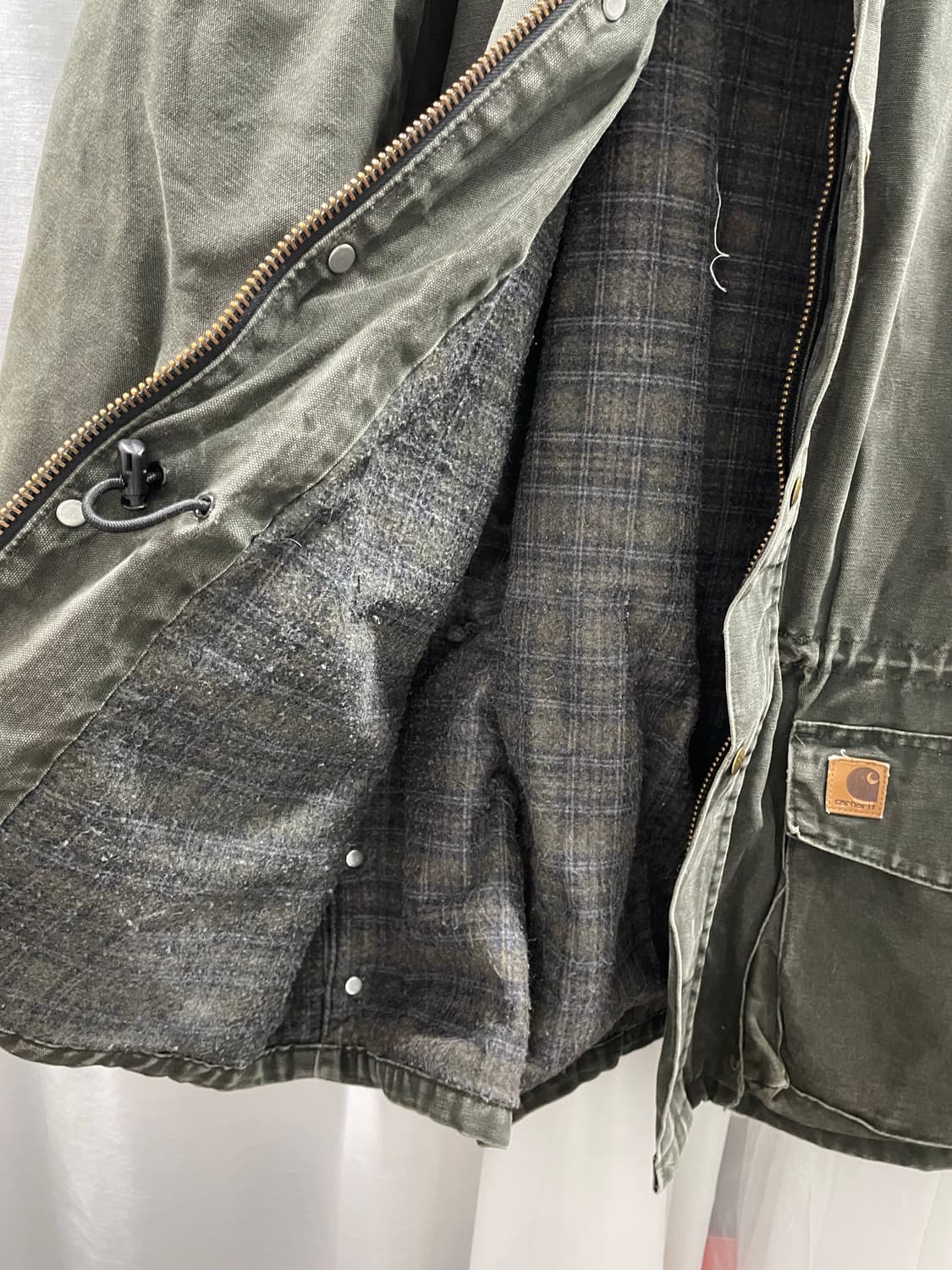 칼하트/ C52 초어코트 모스그린/ 3XL 상품이미지7