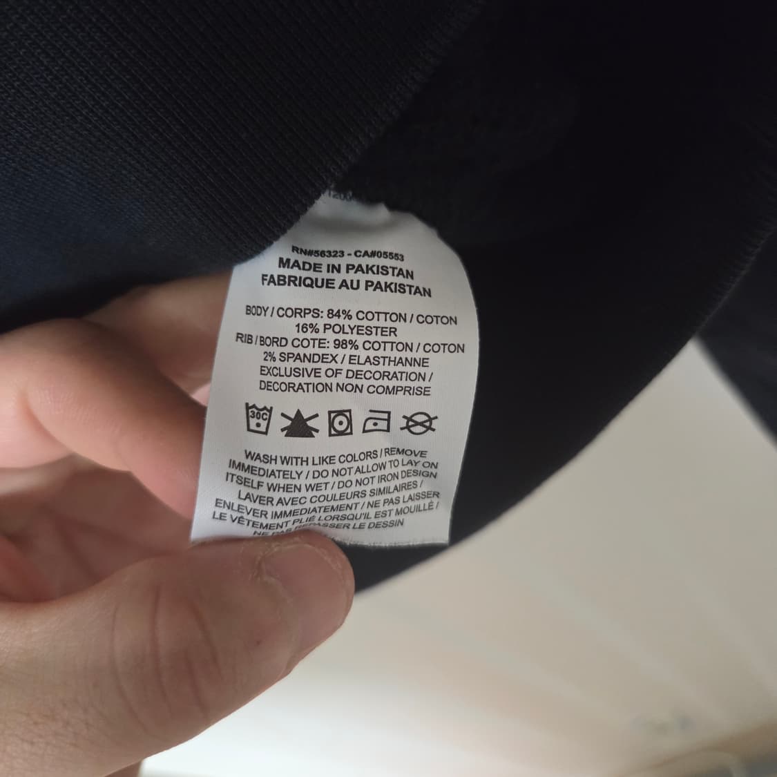 나투시 맨투맨 블랙 M 상품이미지4