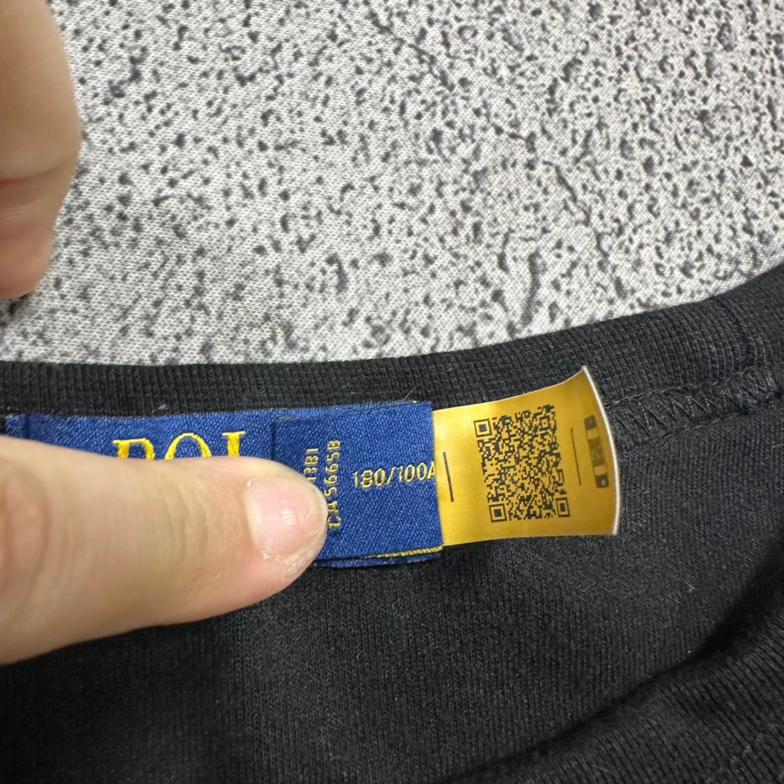 ✨ (바배) 폴로 랄프로렌 블랙 맨투맨  상품이미지4