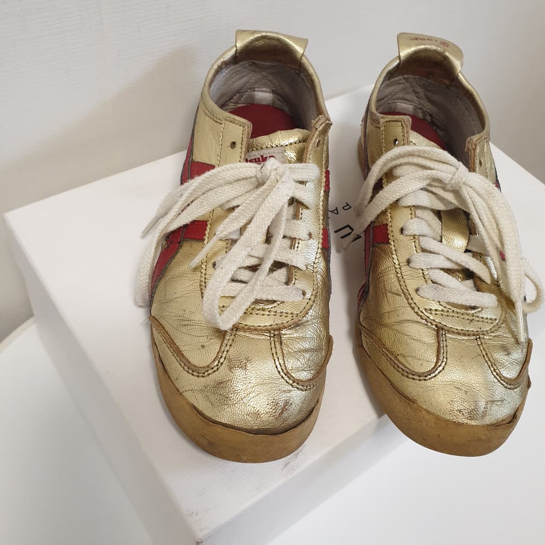 빈티지 오니츠카타이거 멕시코 골드 스니커즈 상품이미지6