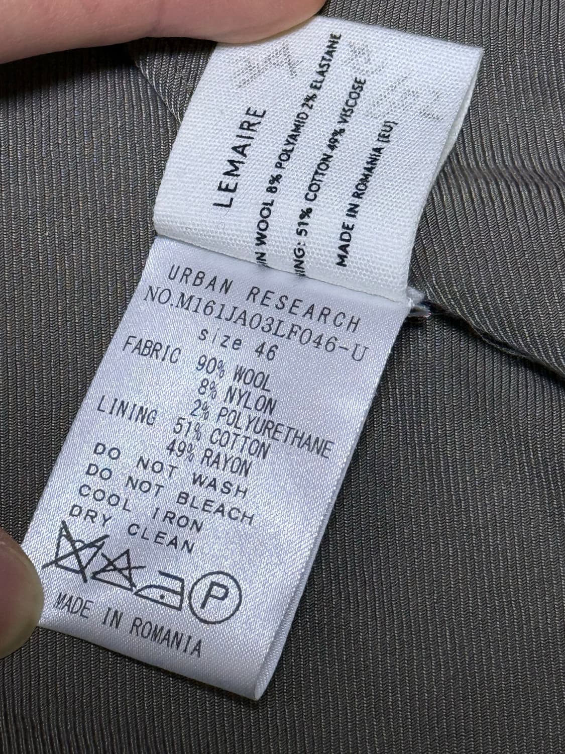 르메르 숄카라 블레이저 46 사이즈 상품이미지5