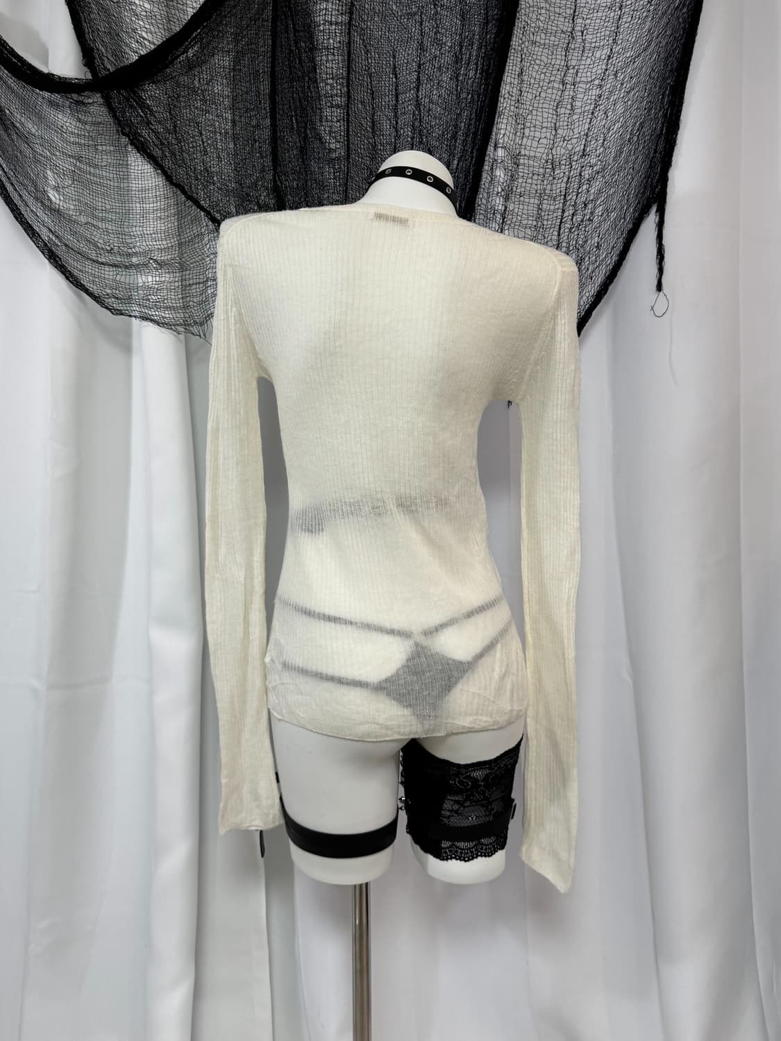 ivory knit t-shirt 상품이미지2