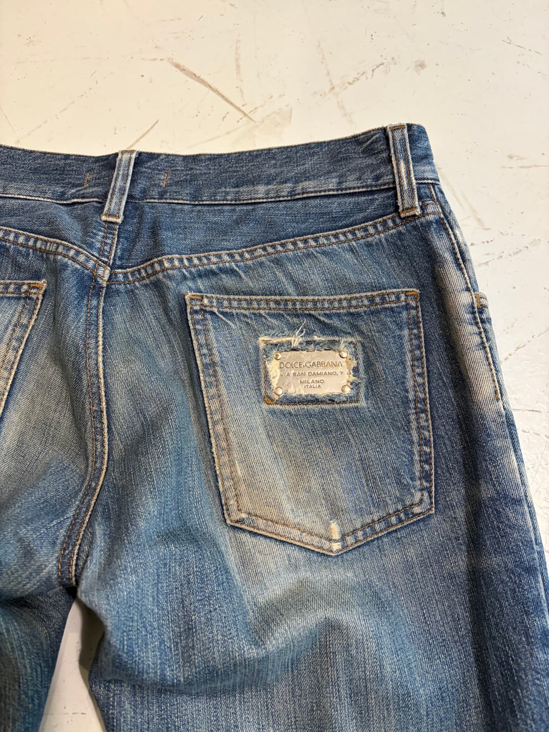 Dolce & Gabbana 워싱 데님 팬츠  상품이미지6
