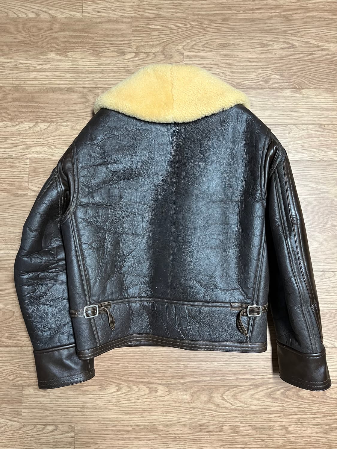 이스트맨 레더 클로딩 USAAF Type ANJ-4 양털무스탕 Sz.38 상품이미지2